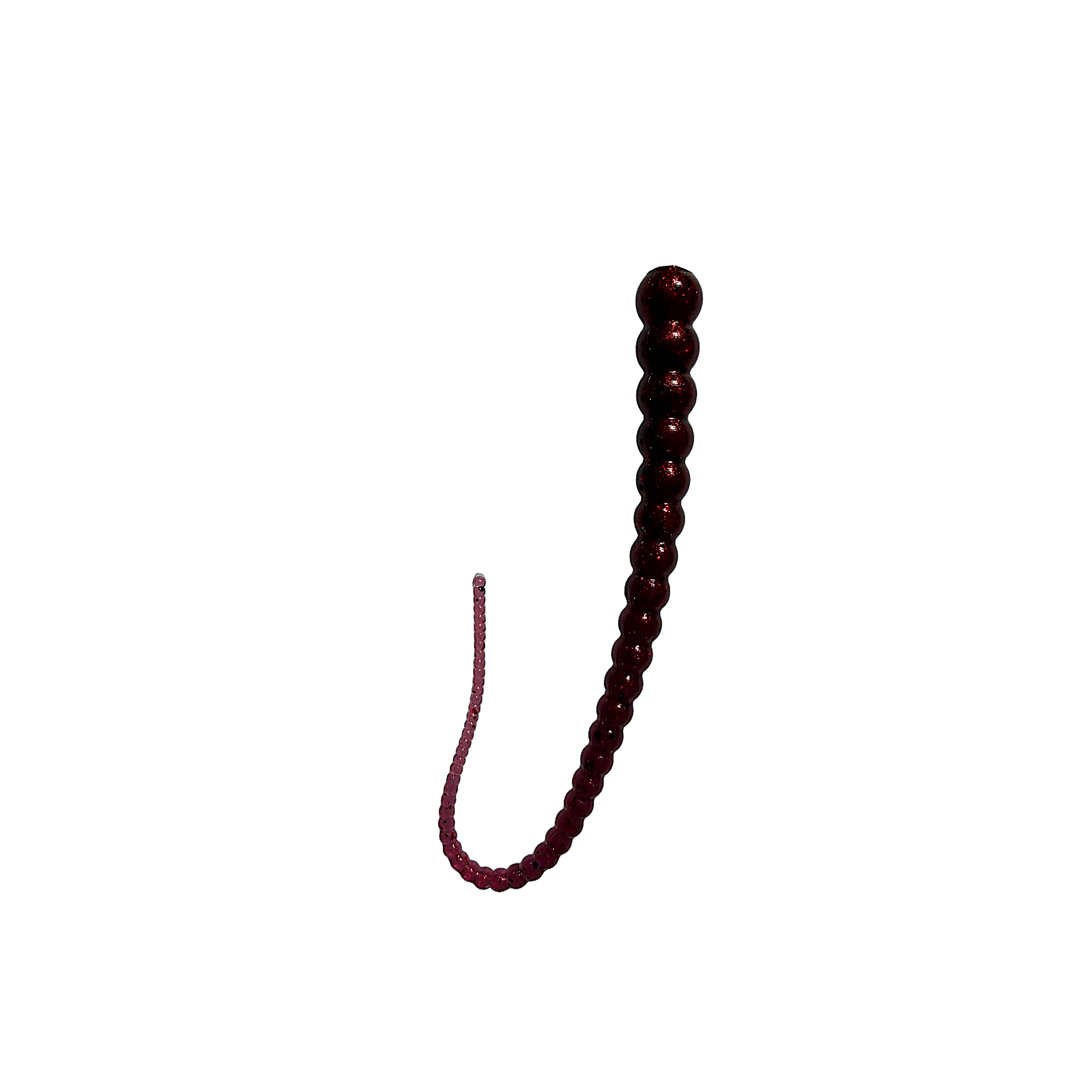 Whip Worm - Soft Plastic Ribbon Tail Worm for Bass Fishing