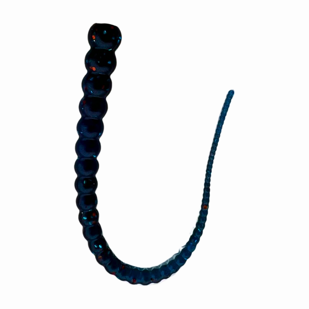 Whip Worm - Soft Plastic Ribbon Tail Worm for Bass Fishing