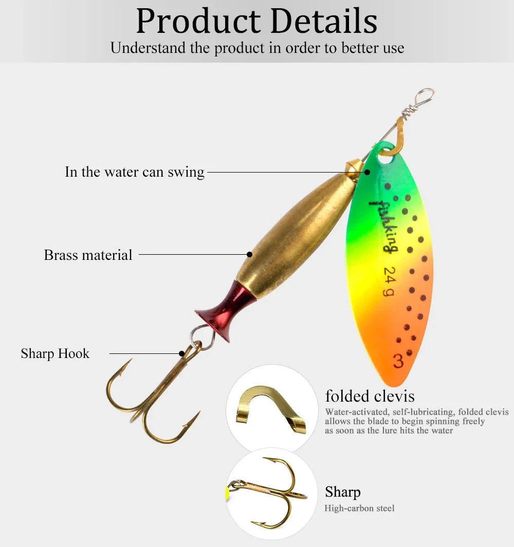 FISH KING Metal Spinner Lure