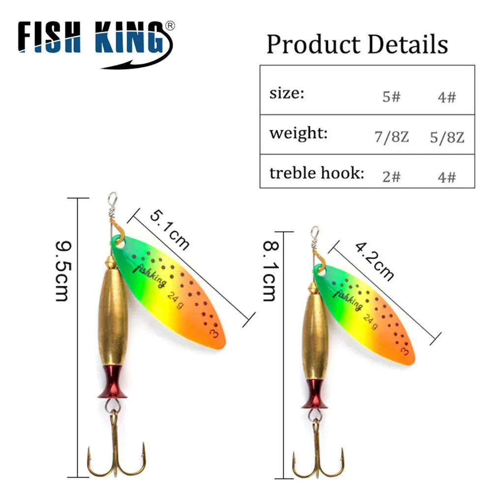 FISH KING Metal Spinner Lure