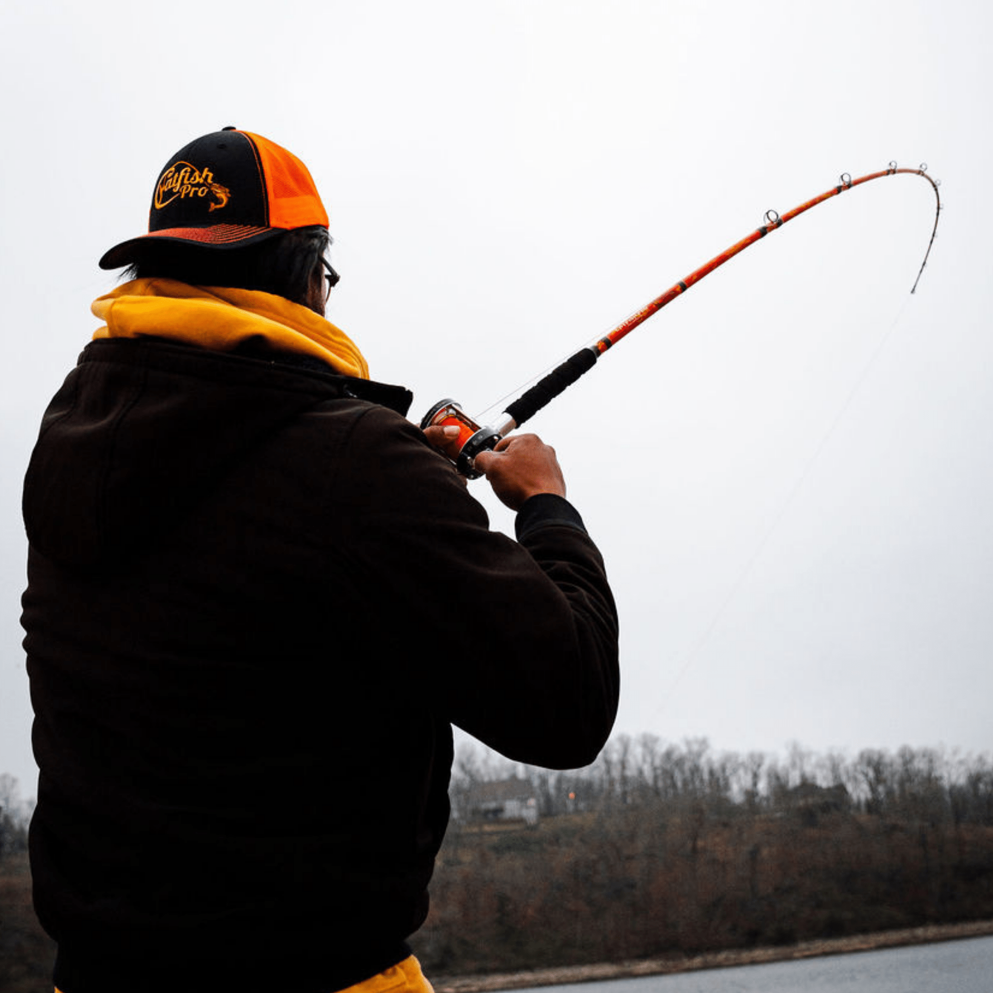 Orange Dragon Fire Casting Glow Rod