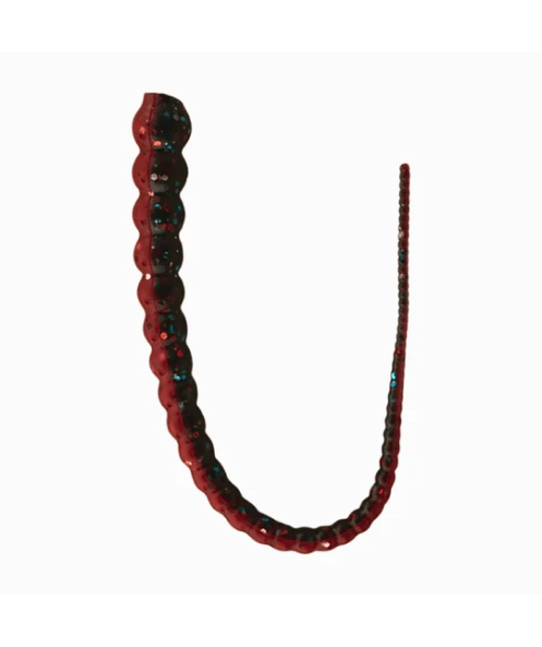 Whip Worm - Soft Plastic Ribbon Tail Worm for Bass Fishing